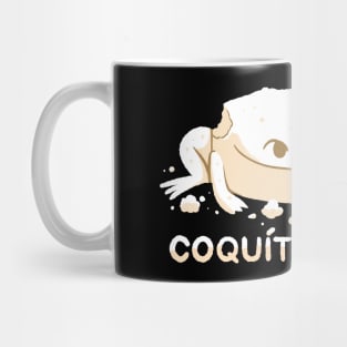 Funny Mexican Food Puerto Rican Humor - Coquito Cheese Frog Mug